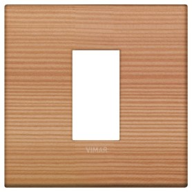 Placca Classic 1M larice scatola rotonda Vimar Arkè 19641.43