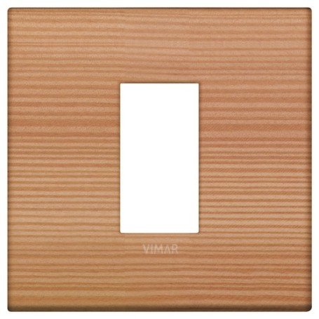 Placca Classic 1M larice scatola rotonda Vimar Arkè 19641.43