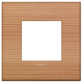 Placca Classic 2M larice scatola rotonda Vimar Arkè 19642.43
