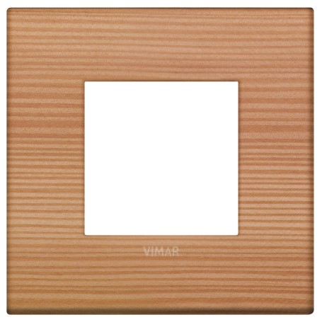 Placca Classic 2M larice scatola rotonda Vimar Arkè 19642.43 Placca Classic 2M larice scatola rotonda Vimar Arkè 19642.43
