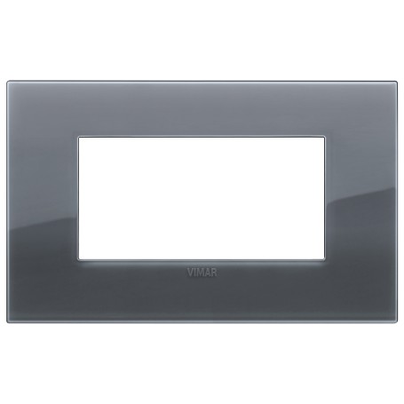 Placca Classic 4M Reflex grigio fumè Vimar Arkè 19654.61 Placca Classic 4M Reflex grigio fumè Vimar Arkè 19654.61