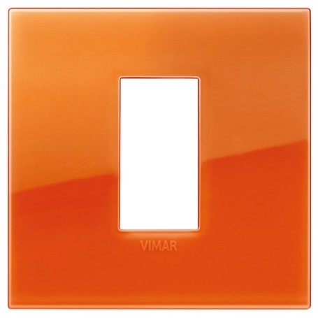 Placca Classic 1M Reflex orange scatola rotonda Vimar Arkè 19641.63