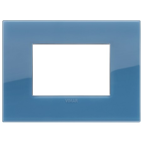 Placca Classic 3M Reflex oltremare Vimar Arkè 19653.64 Placca Classic 3M Reflex oltremare Vimar Arkè 19653.64