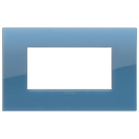 Placca Classic 4M Reflex oltremare Vimar Arkè 19654.64 Placca Classic 4M Reflex oltremare Vimar Arkè 19654.64