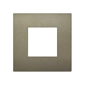 Placca Classic 2M verde matt scatola rotonda Vimar Arkè 19642.77