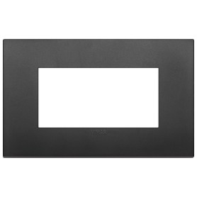 Placca Classic 4M nero Vimar Arkè 19654.71