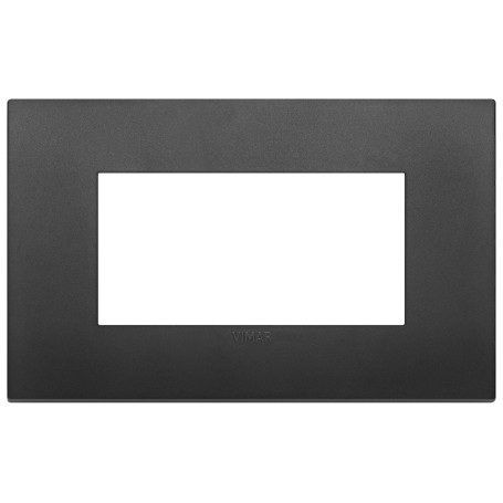 Placca Classic 4M nero Vimar Arkè 19654.71 Placca Classic 4M nero Vimar Arkè 19654.71