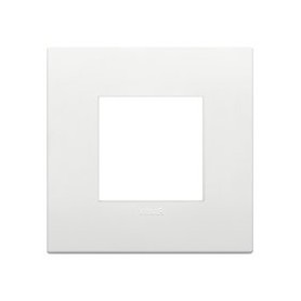Placca Classic 2M bianco scatola rotonda Vimar Arkè 19642.74