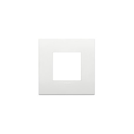 Placca Classic 2M bianco scatola rotonda Vimar Arkè 19642.74 Placca Classic 2M bianco scatola rotonda Vimar Arkè 19642.74