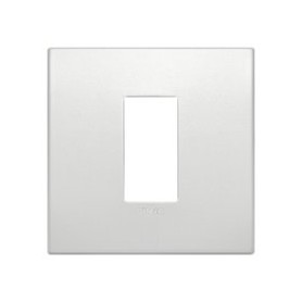 Placca Classic 1M perla matt scatola rotonda Vimar Arkè 19641.05