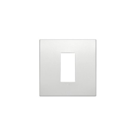 Placca Classic 1M perla matt scatola rotonda Vimar Arkè 19641.05 Placca Classic 1M perla matt scatola rotonda Vimar Arkè 19641.05