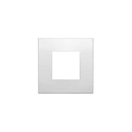 Placca Classic 2M perla matt scatola rotonda Vimar Arkè 19642.05 Placca Classic 2M perla matt scatola rotonda Vimar Arkè 19642.05