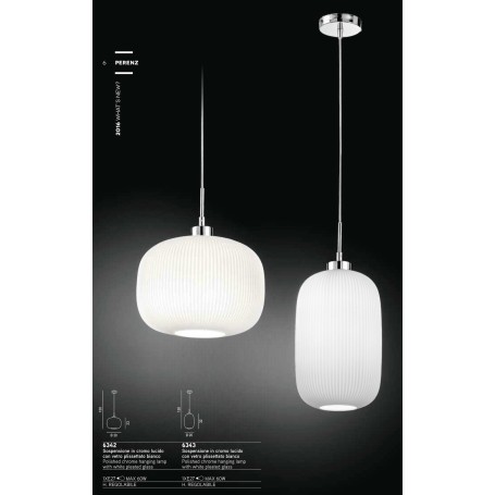 Lampadario coordinato 2 lampade a sospensione vetro bianco art.634243 Illuminazione moderna ideale per salone e cucina Lampadario coordinato 2 lampade a sospensione vetro bianco art.634243 Illuminazione moderna ideale per salone e cucina