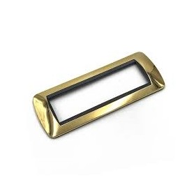 Placca 7 posti Oro Vero Bticino Living L4807OR