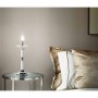 Lumetto abat-jour candela vetro bianco D12cm 6495B illuminazione moderna contemporanea ideale per salone camera da letto