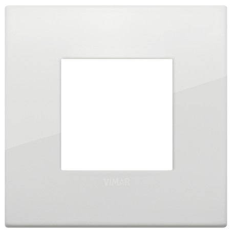 Placca Classic 2M polar total look scatola rotonda Vimar Arkè 19642.B06 Placca Classic 2M polar total look scatola rotonda Vimar Arkè 19642.B06