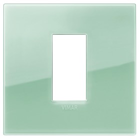 Placca Classic 1M Reflex salvia scatola rotonda Vimar Arkè 19641.65