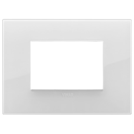 Placca Classic 3M Reflex ghiaccio Vimar Arkè 19653.66 Placca Classic 3M Reflex ghiaccio Vimar Arkè 19653.66