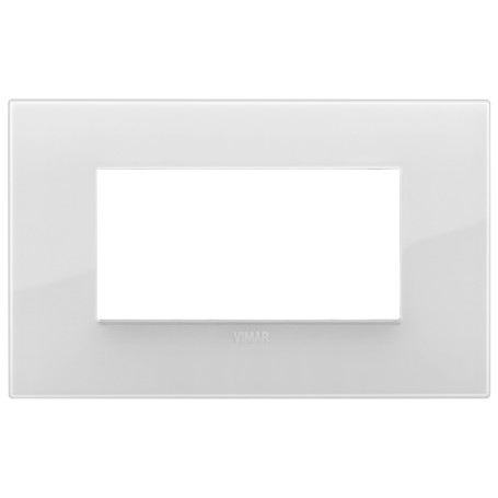 Placca Classic 4M Reflex ghiaccio Vimar Arkè 19654.66 Placca Classic 4M Reflex ghiaccio Vimar Arkè 19654.66