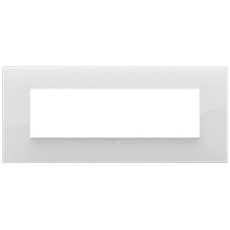 Placca Classic 7M Reflex ghiaccio Vimar Arkè 19657.66 Placca Classic 7M Reflex ghiaccio Vimar Arkè 19657.66