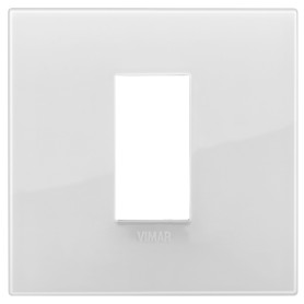 Placca Classic 1M Reflex ghiaccio scatola rotonda Vimar Arkè 19641.66