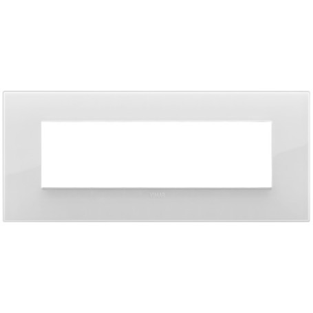 Placca Classic 7M Reflex ghiaccio total look Vimar Arkè 19657.B66 Placca Classic 7M Reflex ghiaccio total look Vimar Arkè 19657.B66