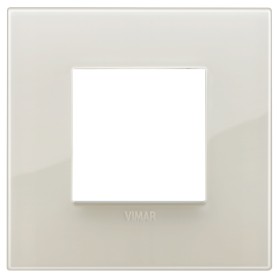 Placca Classic 2M Reflex avorio scatola rotonda Vimar Arkè 19642.67
