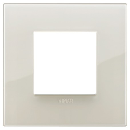 Placca Classic 2M Reflex avorio scatola rotonda Vimar Arkè 19642.67
