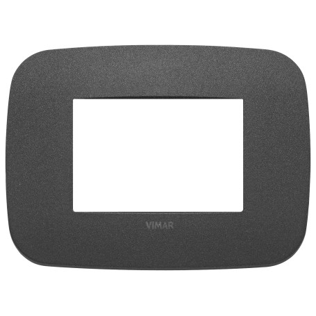 Placca Round 3M grafite matt Vimar Arkè 19683.21