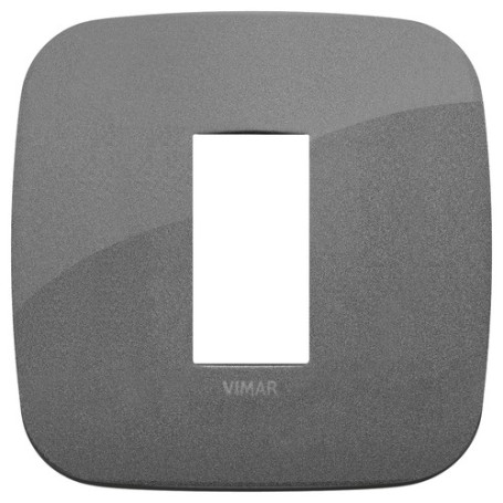 Placca Round 1M ardesia scatola rotonda Vimar Arkè 19671.22 Placca Round 1M ardesia scatola rotonda Vimar Arkè 19671.22