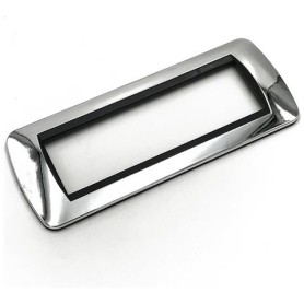 Placca 7 posti Cromo Lucido Compatibile con Bticino Living