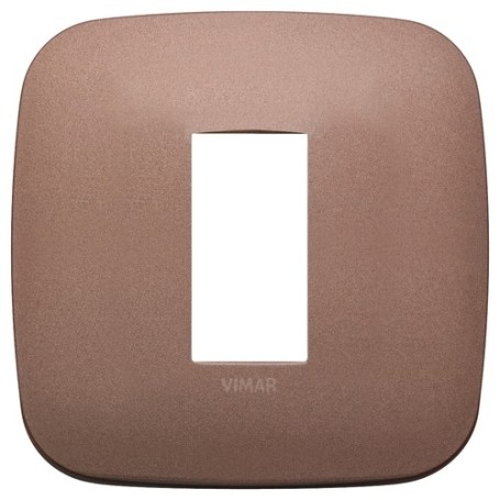 Placca Round 1M bronzo matt scatola rotonda Vimar Arkè 19671.24 Placca Round 1M bronzo matt scatola rotonda Vimar Arkè 19671.24