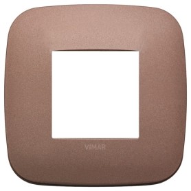 Placca Round 2M bronzo matt scatola rotonda Vimar Arkè 19672.24