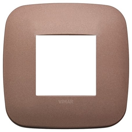 Placca Round 2M bronzo matt scatola rotonda Vimar Arkè 19672.24 Placca Round 2M bronzo matt scatola rotonda Vimar Arkè 19672.24
