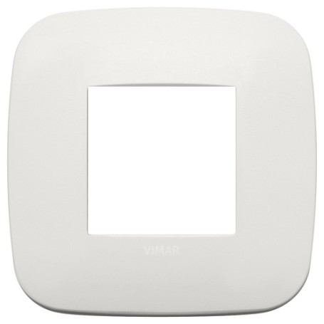 Placca Round 2M perla matt scatola rotonda Vimar Arkè 19672.25 Placca Round 2M perla matt scatola rotonda Vimar Arkè 19672.25