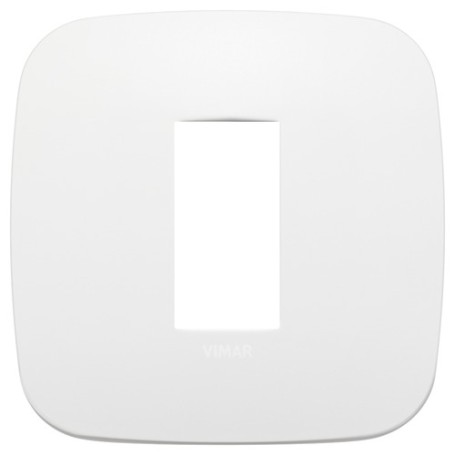 Placca Round 1M polar matt scatola rotonda Vimar Arkè 19671.26