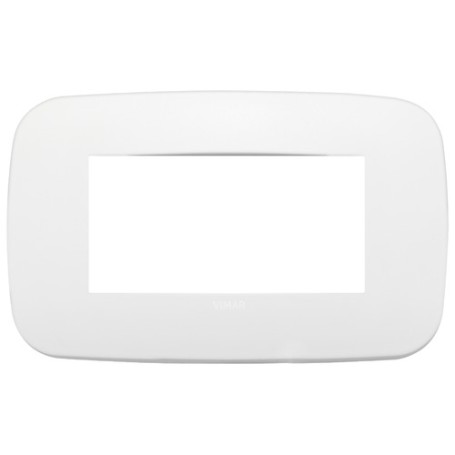 Placca Round 4M polar matt total look Vimar Arkè 19684.B26 Placca Round 4M polar matt total look Vimar Arkè 19684.B26