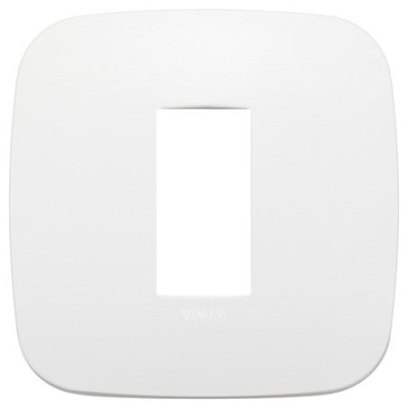 Placca Round 1M polar matt total look scatola rotonda Vimar Arkè 19671.B26 Placca Round 1M polar matt total look scatola rotonda Vimar Arkè 19671.B26