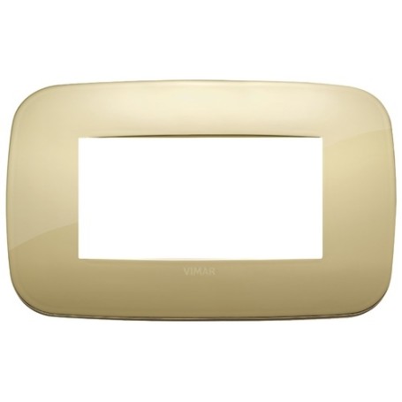 Placca Round 4M oro Vimar Arkè 19684.27 Placca Round 4M oro Vimar Arkè 19684.27