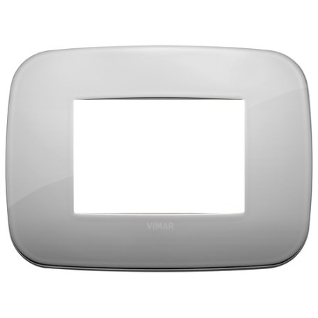 Placca Round 3M cromo Vimar Arkè 19683.28 Placca Round 3M cromo Vimar Arkè 19683.28