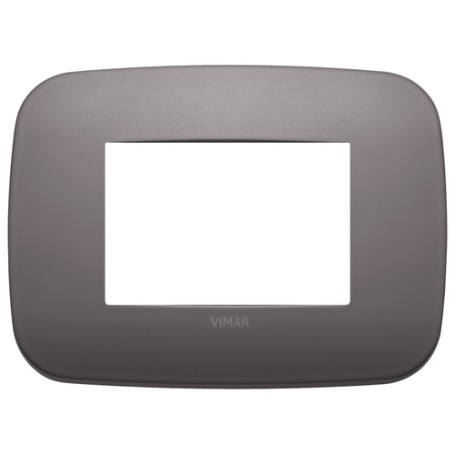 Placca Round 3M nichel dark Vimar Arkè 19683.29 Placca Round 3M nichel dark Vimar Arkè 19683.29