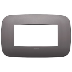 Placca Round 4M nichel dark Vimar Arkè 19684.29