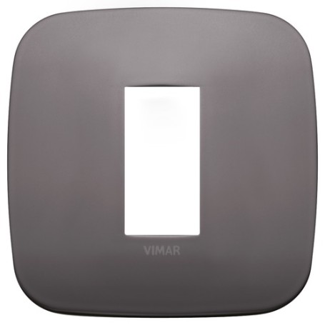 Placca Round 1M nichel dark scatola rotonda Vimar Arkè 19671.29 Placca Round 1M nichel dark scatola rotonda Vimar Arkè 19671.29