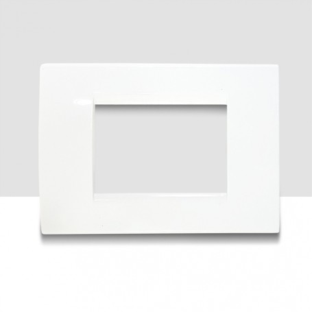 Placca 3 posti Bianco COMPATIBILE Living Tipo LNA4803BI Placca 3 posti Bianco COMPATIBILE Living Tipo LNA4803BI
