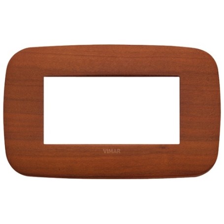 Placca Round 4M ciliegio Vimar Arkè 19684.52 Placca Round 4M ciliegio Vimar Arkè 19684.52