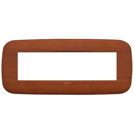 Placca Round 7M ciliegio Vimar Arkè 19687.52 Placca Round 7M ciliegio Vimar Arkè 19687.52