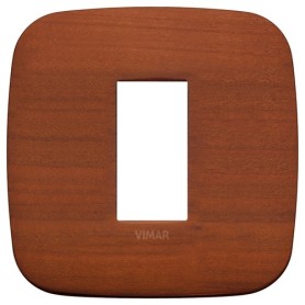Placca Round 1M ciliegio scatola rotonda Vimar Arkè 19671.52