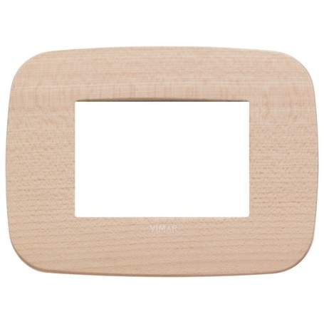 Placca Round 3M acero Vimar Arkè 19683.53