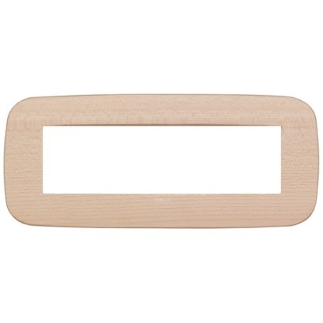 Placca Round 7M acero Vimar Arkè 19687.53 Placca Round 7M acero Vimar Arkè 19687.53