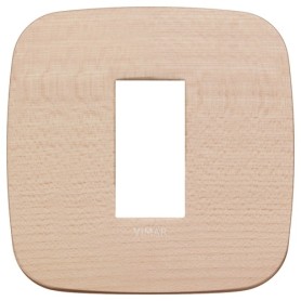 Placca Round 1M acero scatola rotonda Vimar Arkè 19671.53